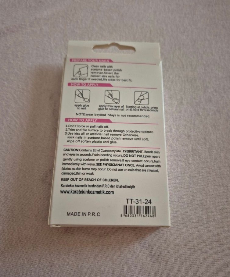 XPSTUDIO Pastel Bej 12 Parça Tırnak Ucu - Görsel 3