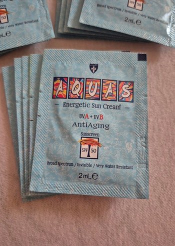 Aquas Anti-Aging Güneş Kremi 2 ml - Görsel 2