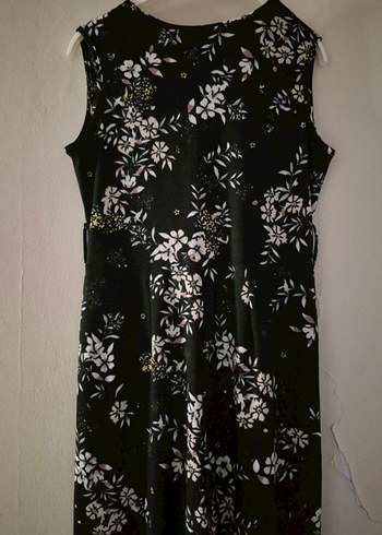 Kadın Siyah Desenli Uzun Tulum - Görsel 5