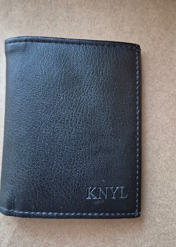Siyah Erkek Deri Cüzdan KNYL Baskılı - Görsel 7