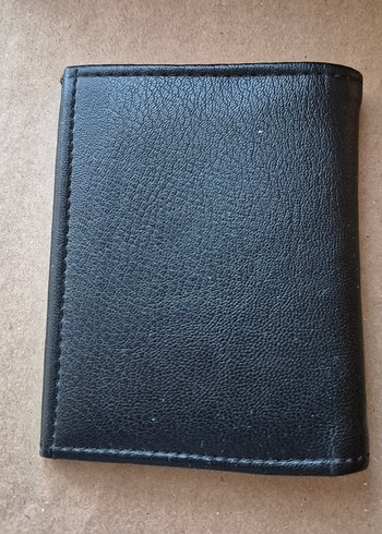 Siyah Erkek Deri Cüzdan KNYL Baskılı - Görsel 2