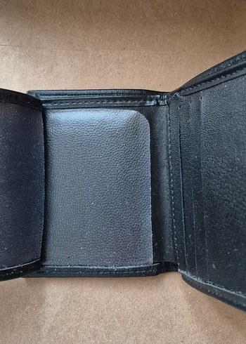 Siyah Erkek Deri Cüzdan KNYL Baskılı - Görsel 5