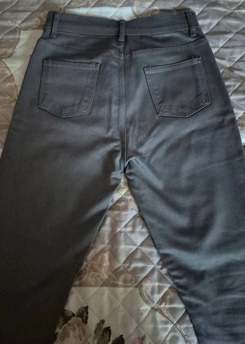 Gri Kadın Denim Jean, Normal Boy, Regular Fit - Görsel 3