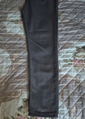 Gri Kadın Denim Jean, Normal Boy, Regular Fit - Görsel 5