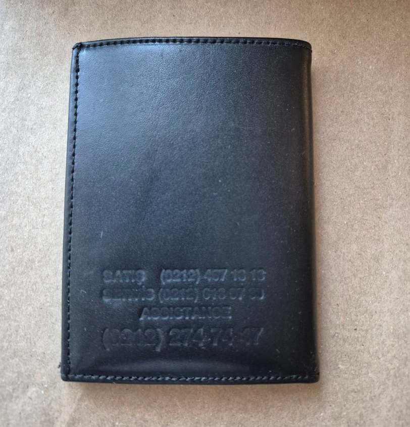 Siyah Erkek Cüzdanı eOdalk Baskılı - Görsel 2