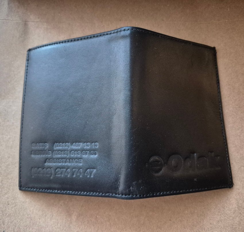 Siyah Erkek Cüzdanı eOdalk Baskılı - Görsel 3