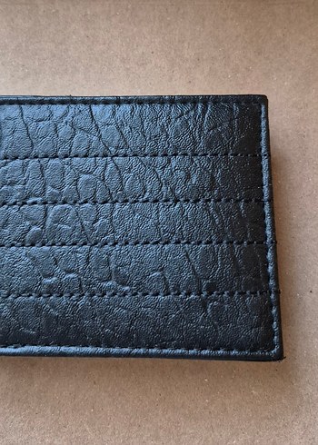 Siyah Minimalist Erkek Cüzdanı - Görsel 8