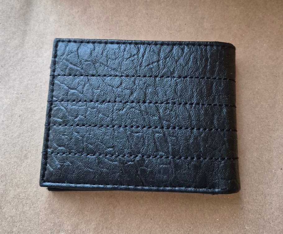 Siyah Minimalist Erkek Cüzdanı - Görsel 2