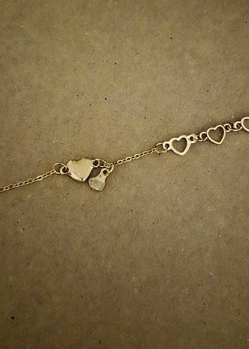 Altın Renkli Zincirli Kadın Bileklik - Görsel 4