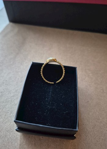 Doğaltaş Sitrin Taşı Kadın Yüzük - Görsel 4