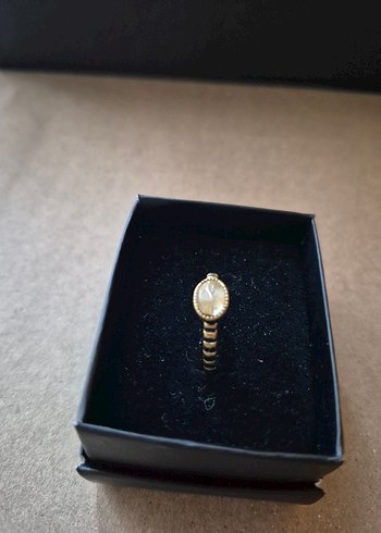 Doğaltaş Sitrin Taşı Kadın Yüzük - Görsel 2