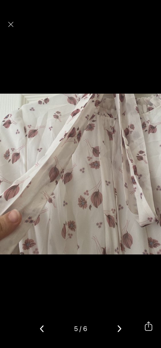 Şifon elbise - Görsel 3