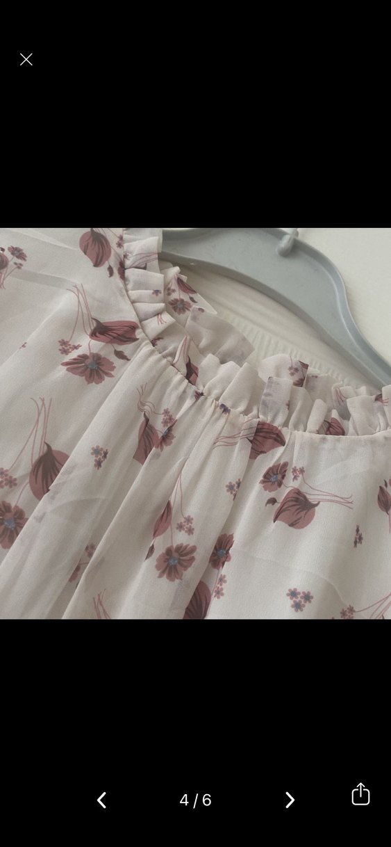 Şifon elbise - Görsel 4