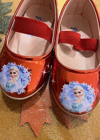 Kız Çocuk Kırmızı Parlak Elsalı Babet Ayakkabı - Görsel 8