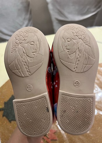 Kız Çocuk Kırmızı Parlak Elsalı Babet Ayakkabı - Görsel 4