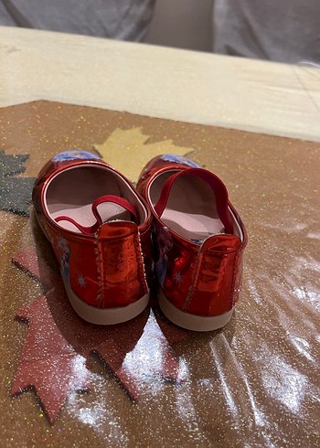 Kız Çocuk Kırmızı Parlak Elsalı Babet Ayakkabı - Görsel 7