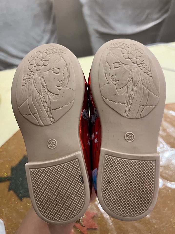 Kız Çocuk Kırmızı Parlak Elsalı Babet Ayakkabı - Görsel 4