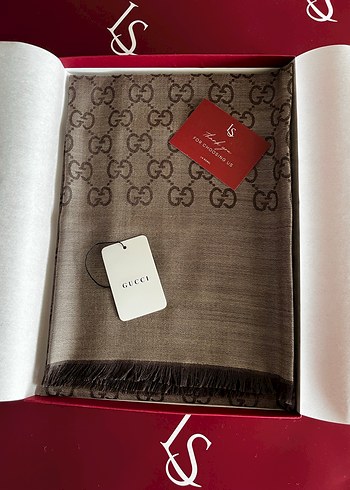 A kalite Gucci G Desenli kadın şal - Görsel 6
