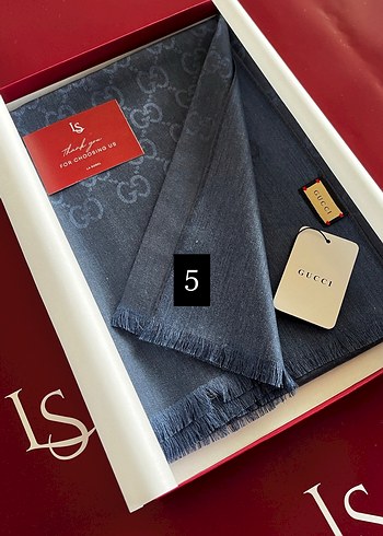 A kalite Gucci G Desenli kadın şal - Görsel 9