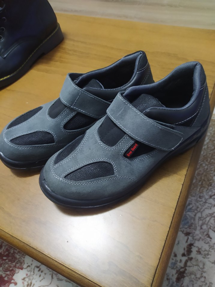 Gri Erkek Outdoor Ayakkabı Cırt Cırtlı - Görsel 2