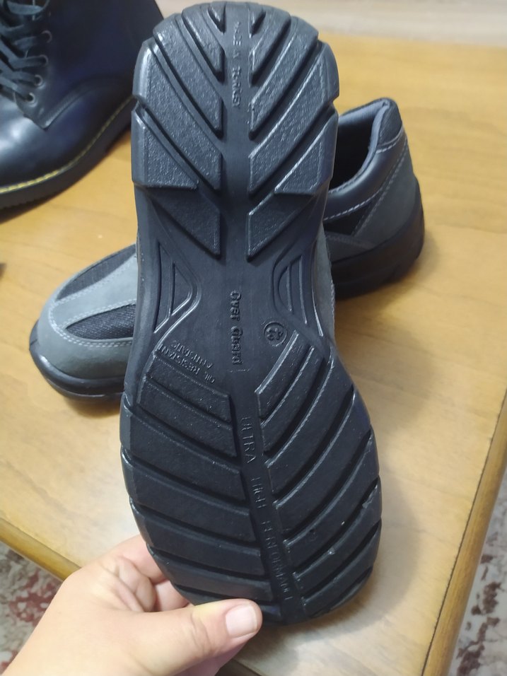 Gri Erkek Outdoor Ayakkabı Cırt Cırtlı - Görsel 4