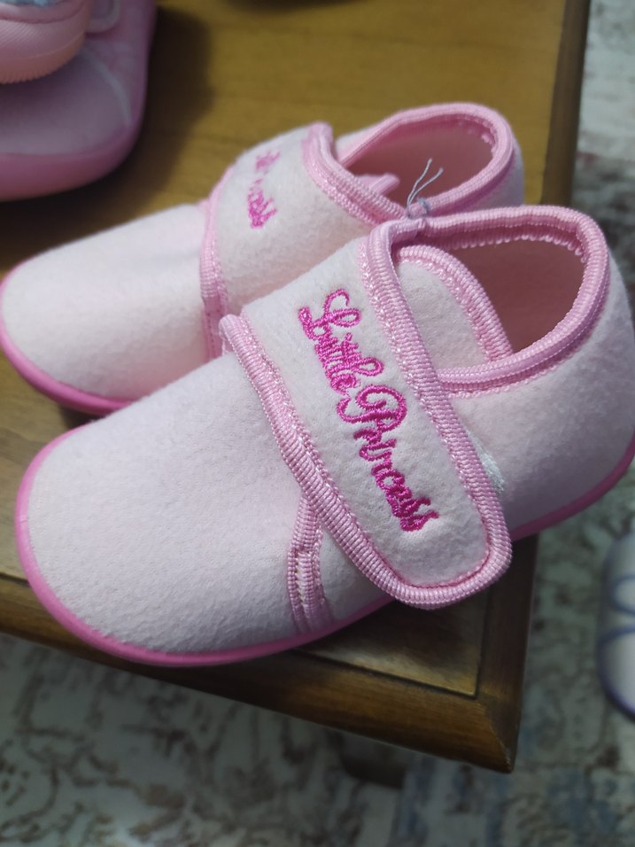 Kız Çocuk Pembe Sıcak Ev Terliği - Görsel 2