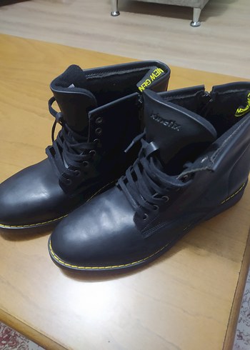 Kinetix Siyah Rugan Topuklu erkek Bot - Görsel 2