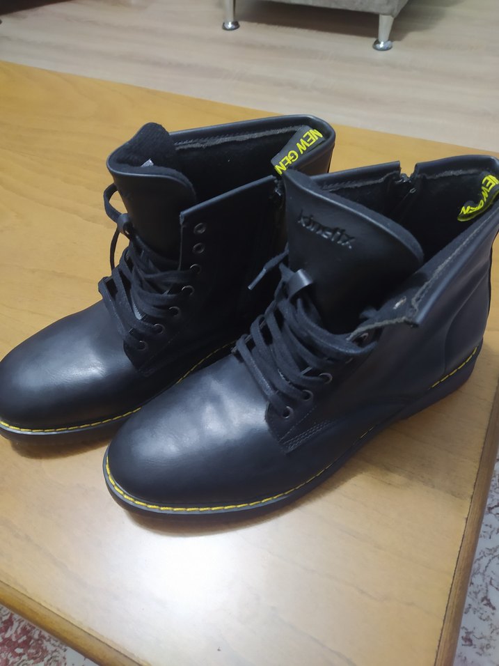 Kinetix Siyah Rugan Topuklu erkek Bot - Görsel 2