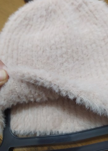 Lumberjack Krem Renk Peluş Detaylı Kadın Bere - Görsel 4