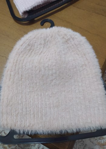 Lumberjack Krem Renk Peluş Detaylı Kadın Bere - Görsel 2