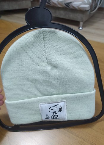 Lumberjack çok açık yeşil Triko Kadın Bere Snoopy Desenli - Görsel 3