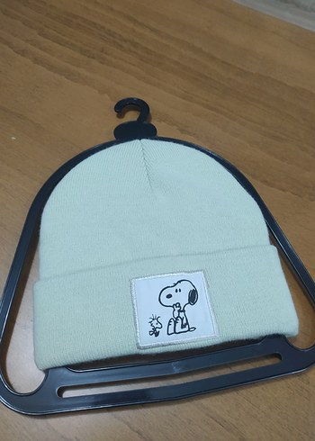 Lumberjack çok açık yeşil Triko Kadın Bere Snoopy Desenli - Görsel 2