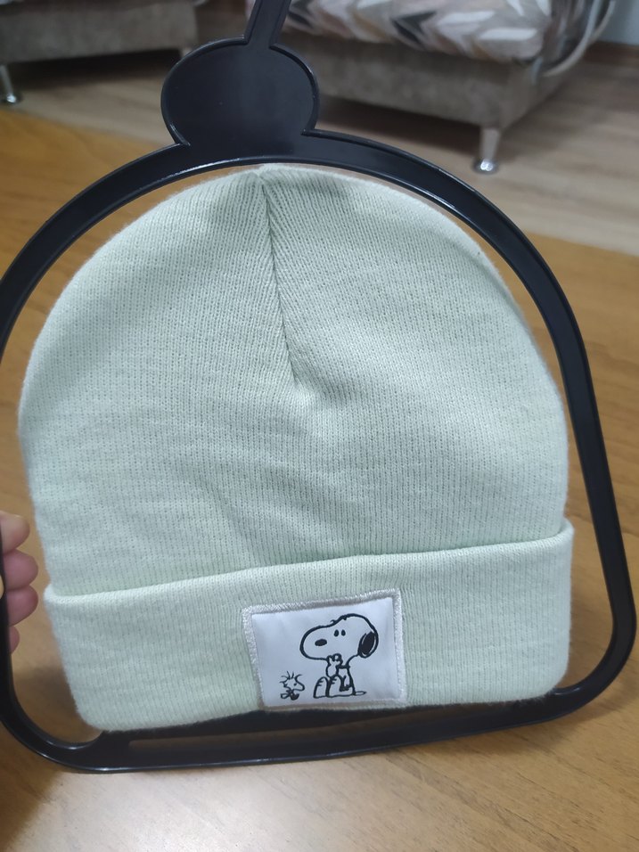 Lumberjack çok açık yeşil Triko Kadın Bere Snoopy Desenli - Görsel 3