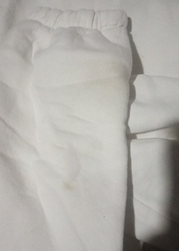 Beyaz Kadın Salaş Midi Eşofman - Görsel 4