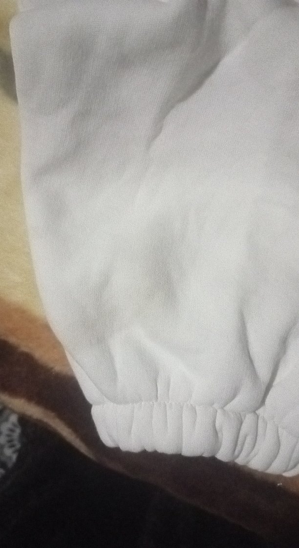 Beyaz Kadın Salaş Midi Eşofman - Görsel 3