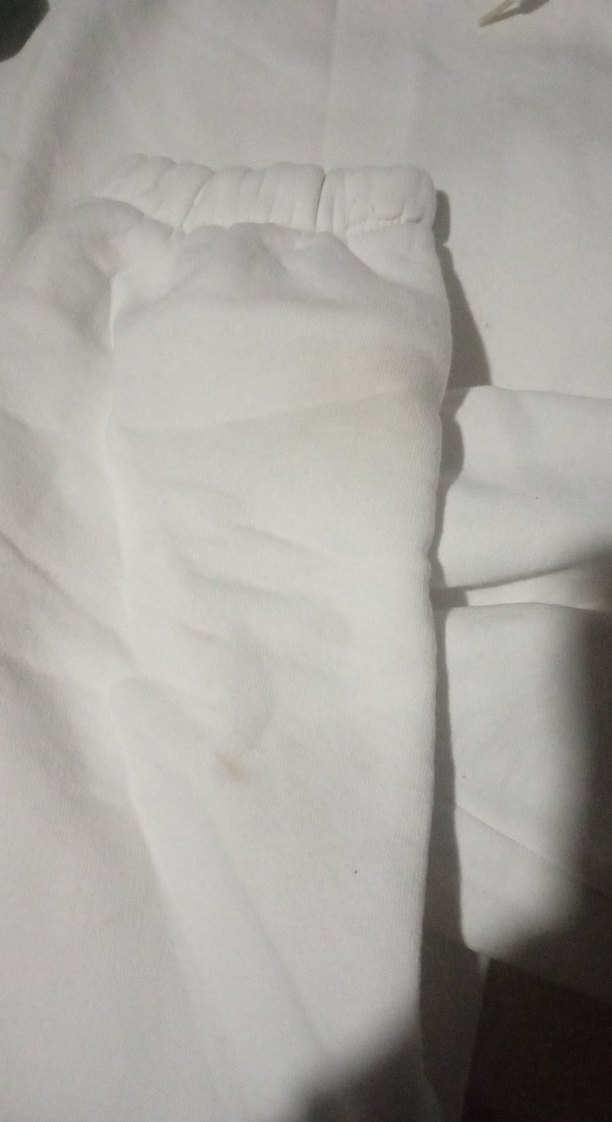 Beyaz Kadın Salaş Midi Eşofman - Görsel 4