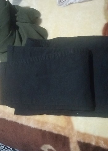 Erkek Siyah Düğmeli Regular Fit Pantolon - Görsel 4