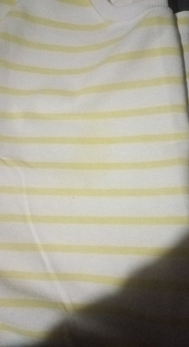 Düğmeli Beyaz Çizgili Kadın Kazak - Görsel 3