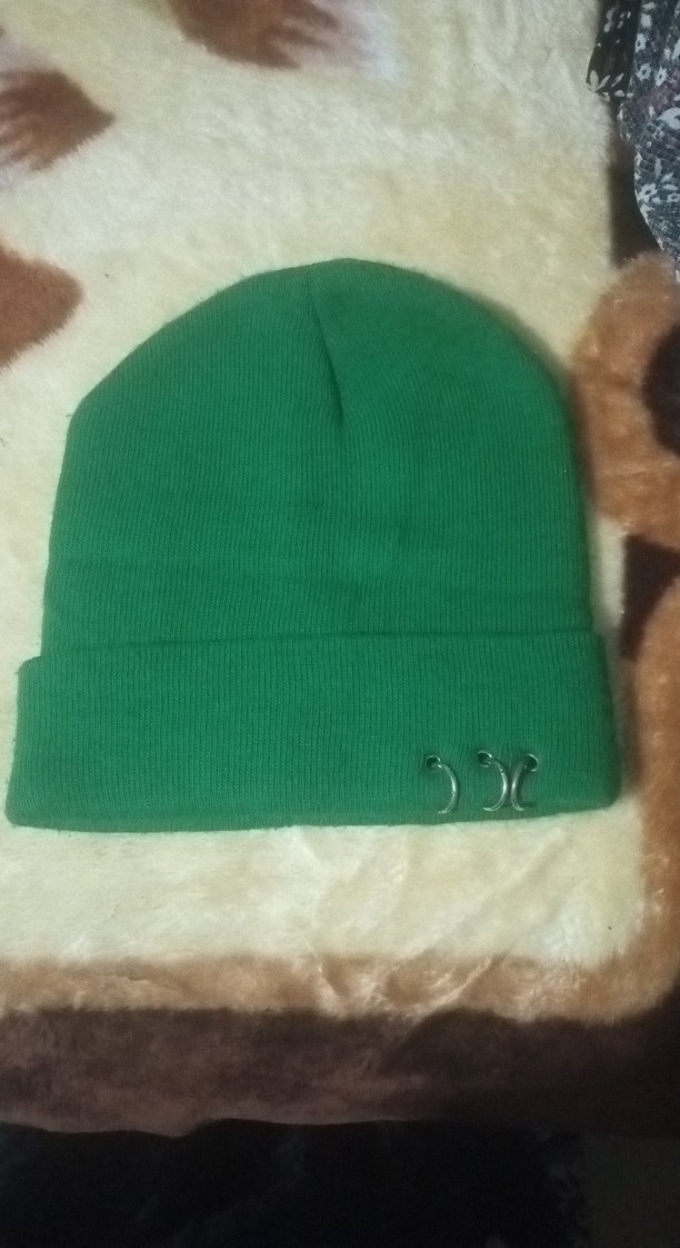 Yeşil Örgü Kadın Bere - Görsel 2