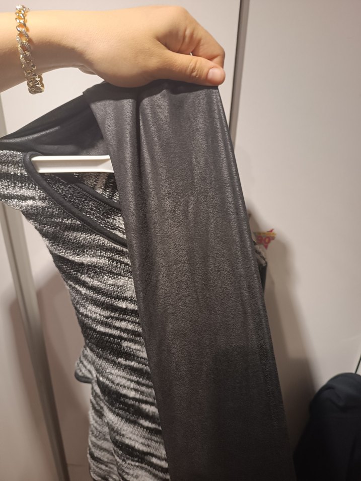 Gri Batik Desenli Uzun Kollu Triko Kazak - Görsel 2