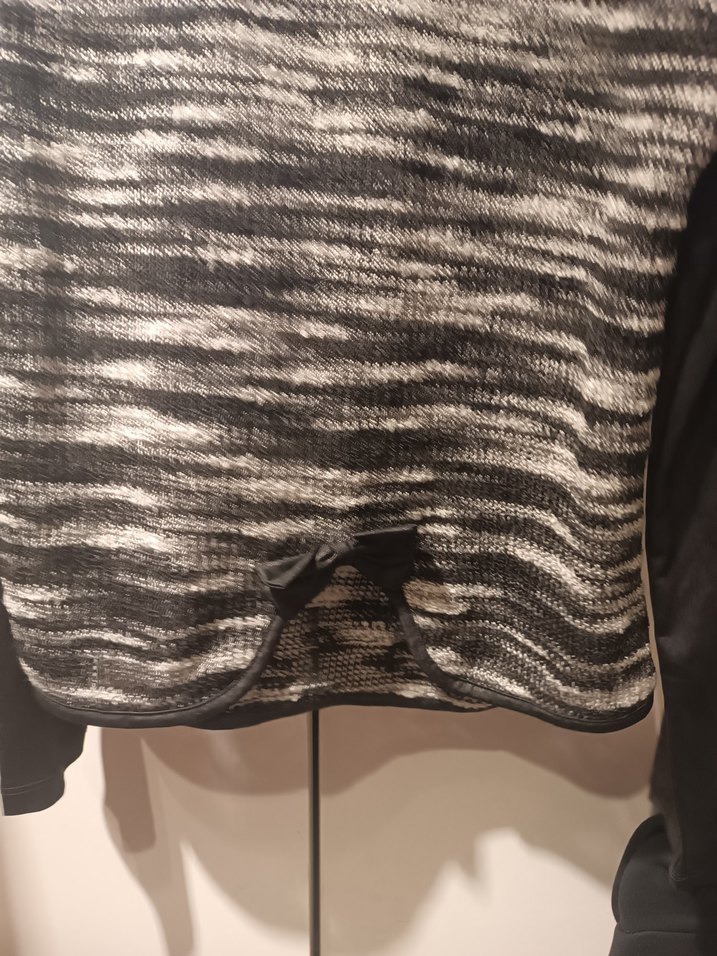 Gri Batik Desenli Uzun Kollu Triko Kazak - Görsel 3