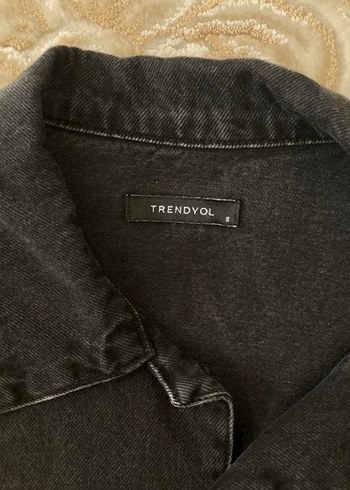 Düğmeli Siyah Kadın Denim Ceket - Görsel 3