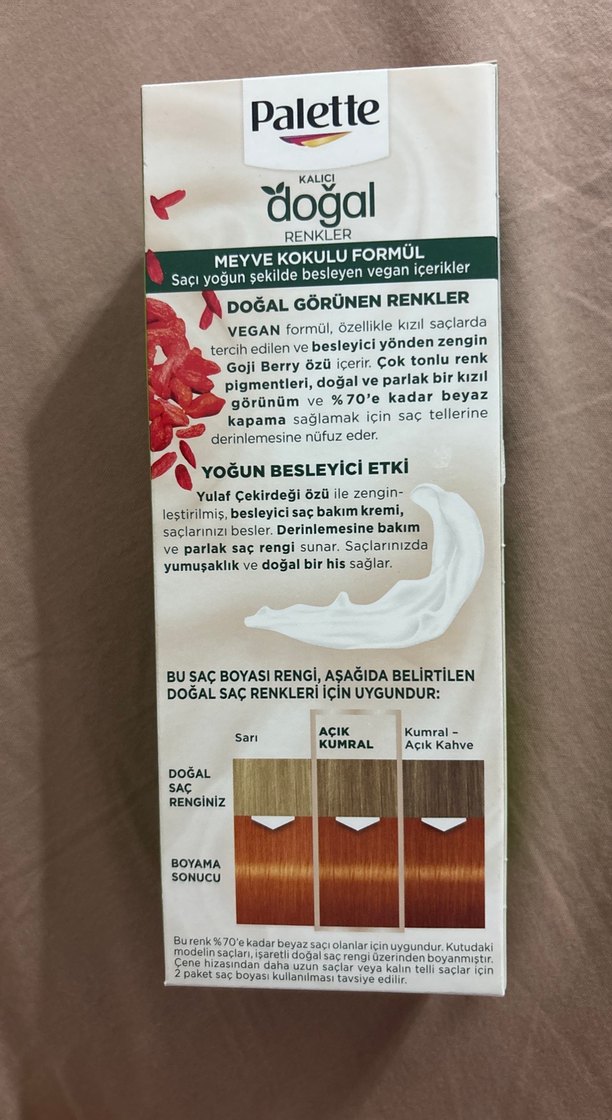 Palette 8-77 Tarçın Bakır Kalıcı Saç Boyası - Görsel 2
