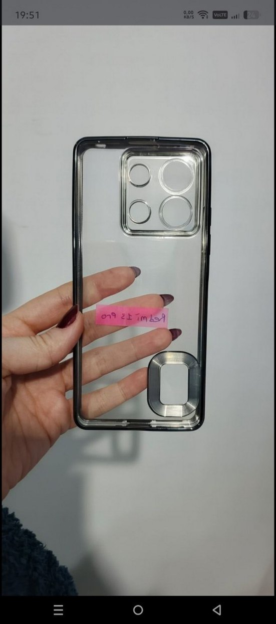 Parlak Lacivert Redmi 13 Pro Telefon Kılıfı - Görsel 2