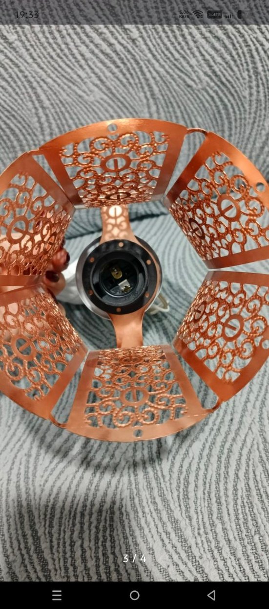 Bej Motifli Sarkıt Avize - Görsel 3