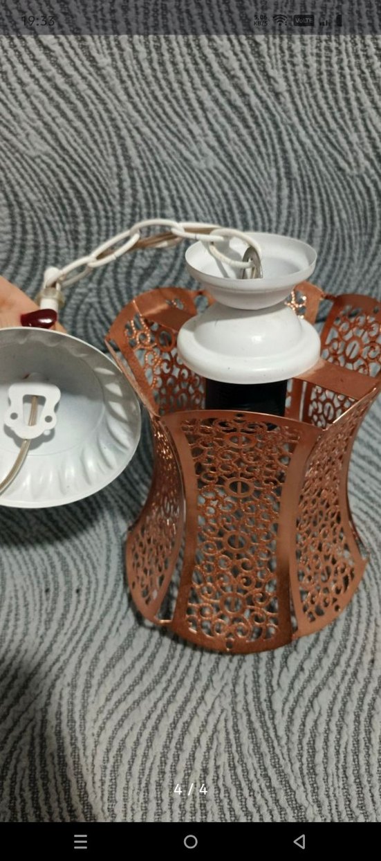 Bej Motifli Sarkıt Avize - Görsel 4