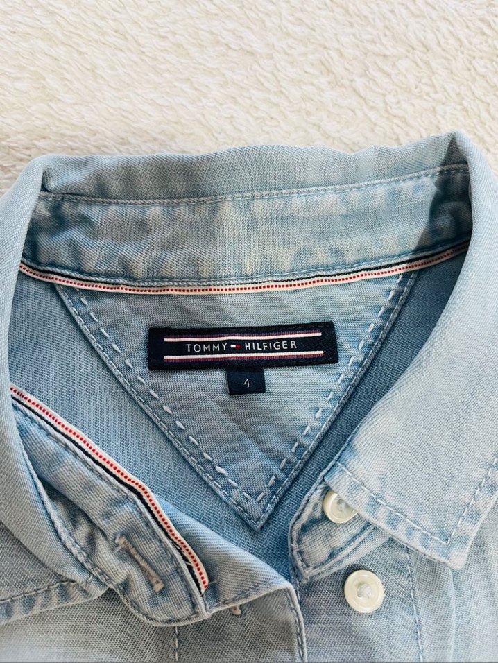 Kadın Mavi Denim Kısa Tulum - Görsel 2