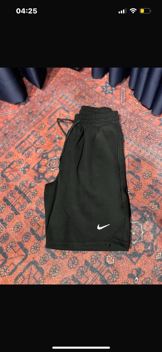 Siyah Erkek Rahat Kesim Mini Şort - Görsel 2