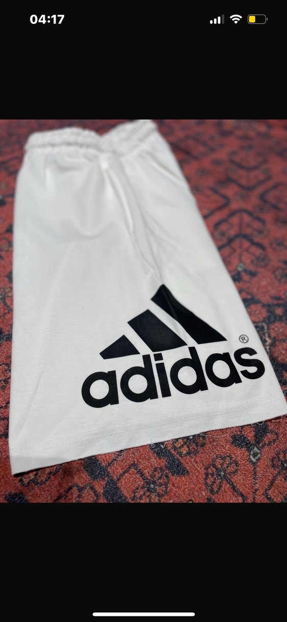 Adidas Erkek Beyaz Rahat Şort - Görsel 2