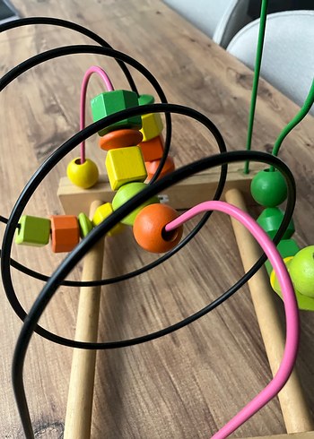 Renkli Ahşap Eğitici Oyuncak - Görsel 3
